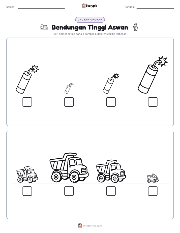 Urutan Ukuran
