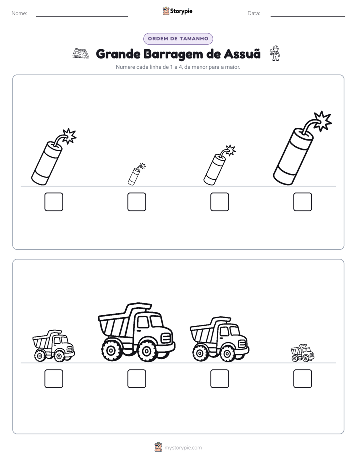 Ordem de Tamanho