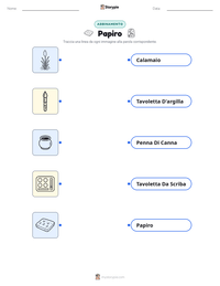 Anteprima della scheda stampabile di Papiro