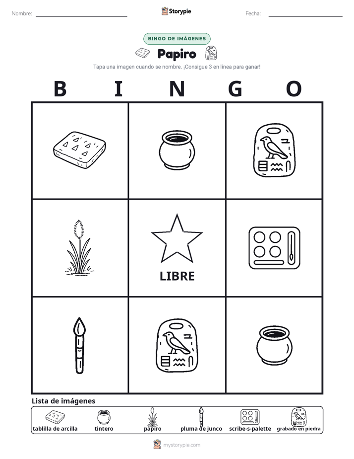 Bingo de Imágenes