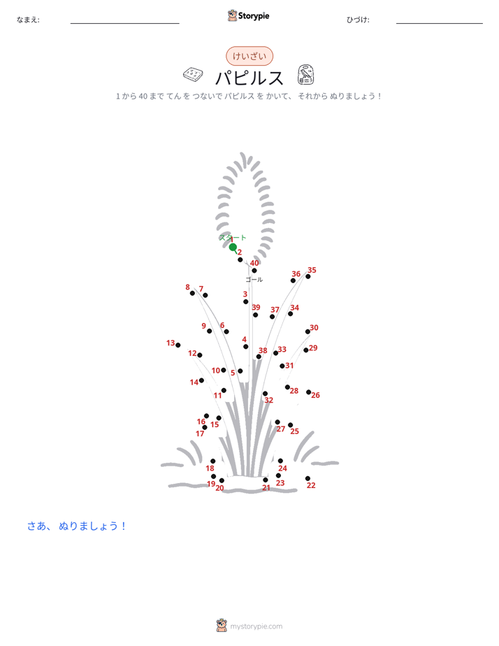 点つなぎ