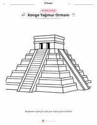Kongo Yağmur Ormanı yazdırılabilir çalışma sayfası önizlemesi