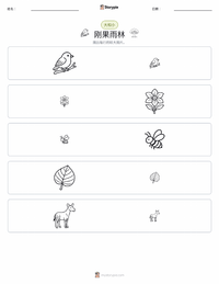 刚果雨林 可打印工作表预览