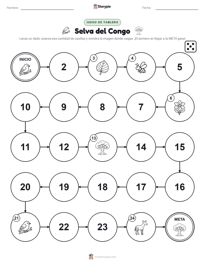 Juego de Rueda y Avanza