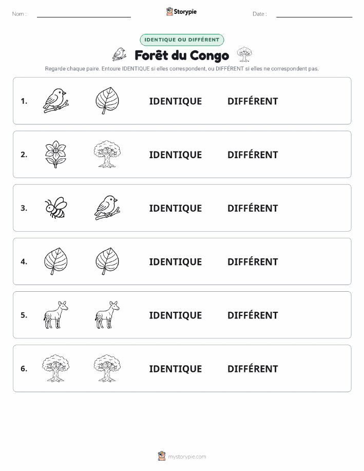 Identique ou Différent