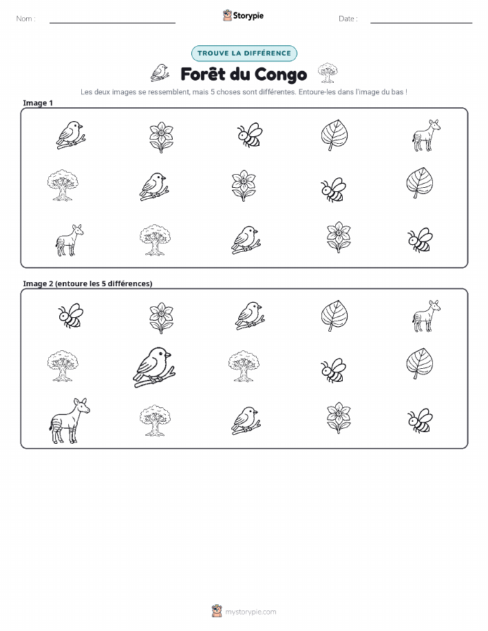 Trouvez les Différences