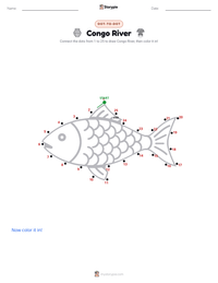Congo River printable worksheet preview