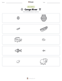 Congo River printable worksheet preview