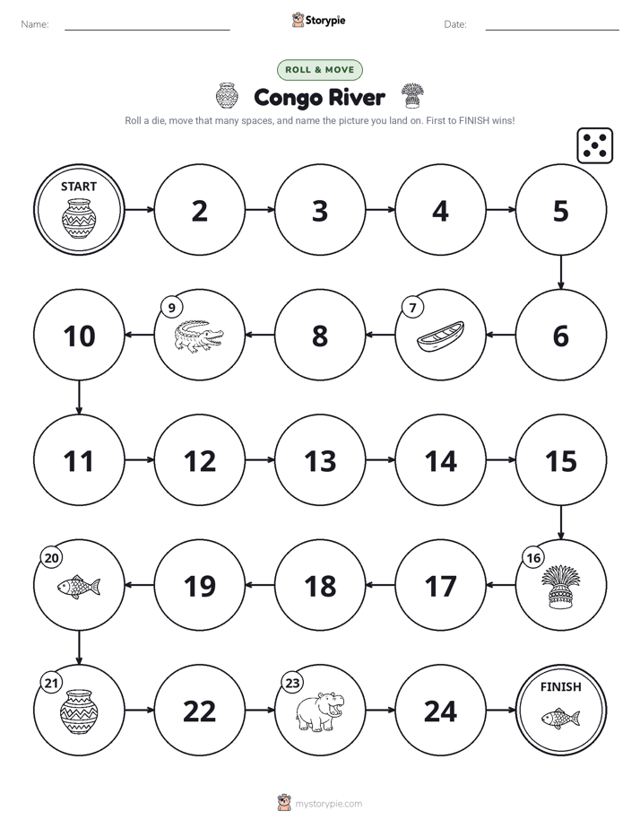 Roll & Move Game
