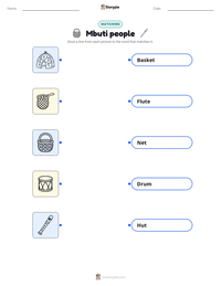 Mbuti people printable worksheet preview