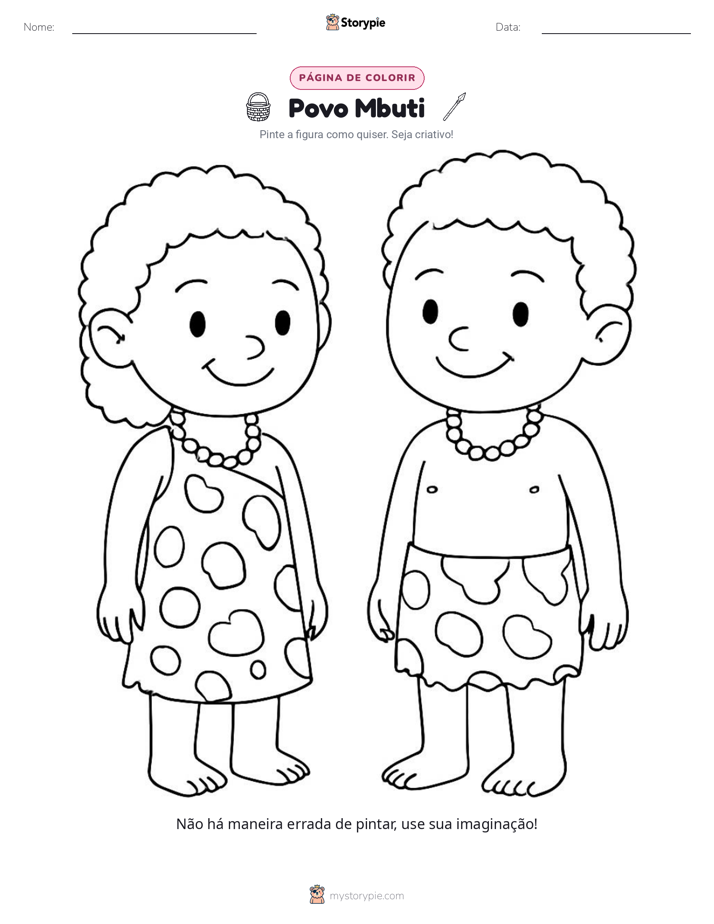 Página para colorir