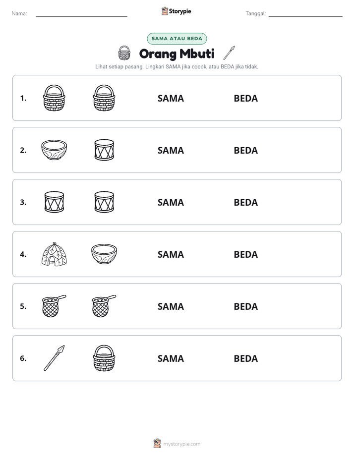 Sama atau Berbeda