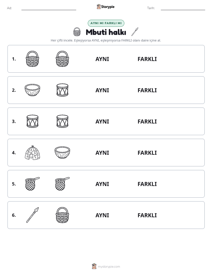 Aynı mı Farklı mı