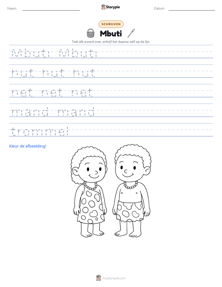 Schrijf Oefening