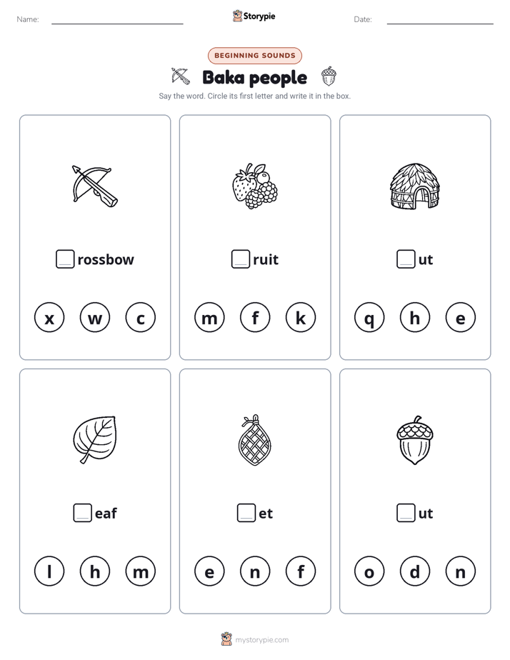 Beginning Sounds