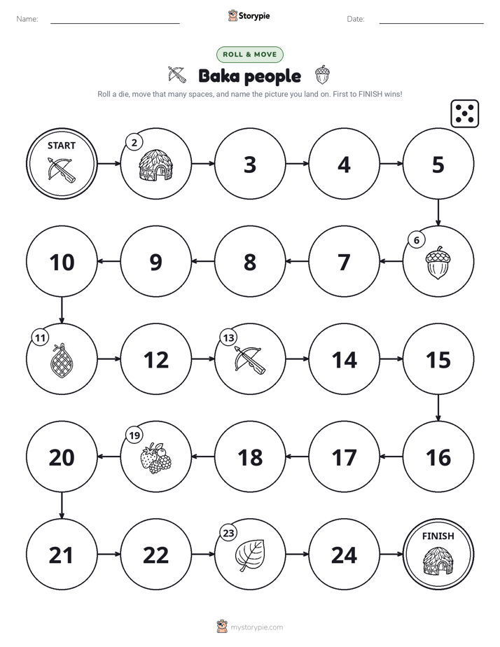 Roll & Move Game
