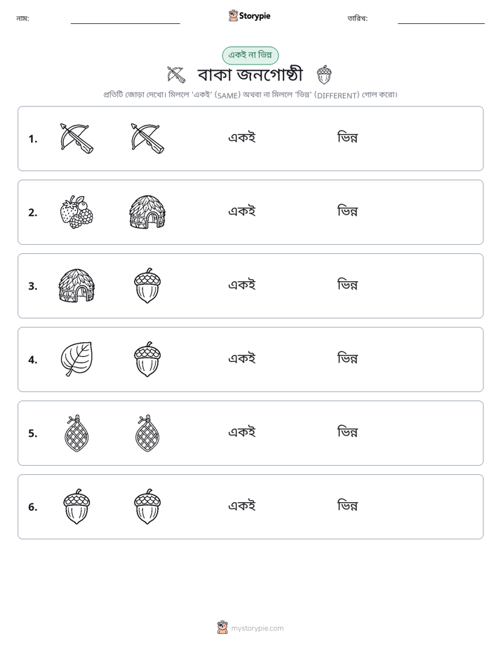 একই বা ভিন্ন