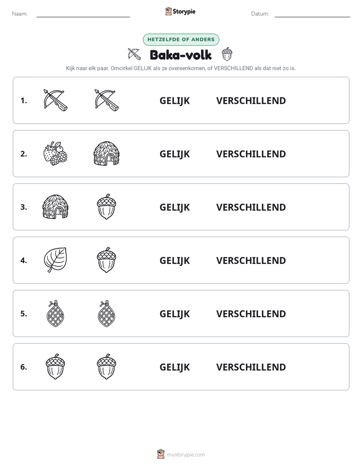 Zelfde of Verschillend