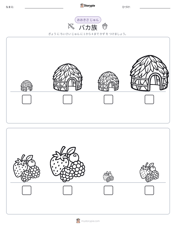 サイズ順