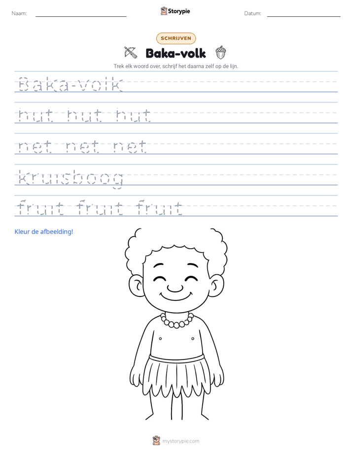 Schrijf Oefening