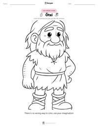Ötzi printable worksheet preview