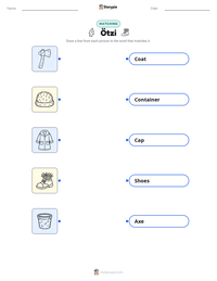 Ötzi printable worksheet preview