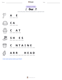 Ötzi printable worksheet preview