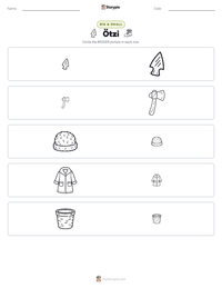 Ötzi printable worksheet preview