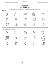 Ötzi printable worksheet preview