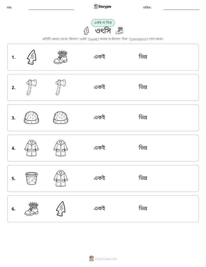 একই বা ভিন্ন