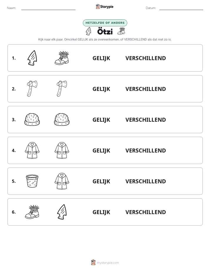 Zelfde of Verschillend
