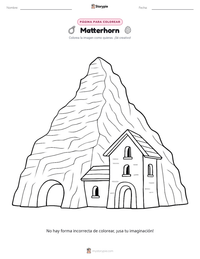 Vista previa de la hoja de trabajo imprimible de Matterhorn