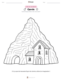 Aperçu de la feuille de travail imprimable Cervin