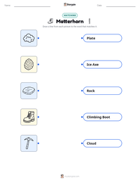 Matterhorn printable worksheet preview