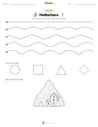 Matterhorn printable worksheet preview