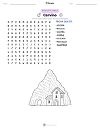 Anteprima della scheda stampabile di Cervino