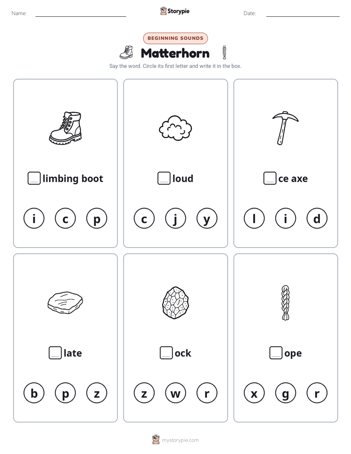 Beginning Sounds