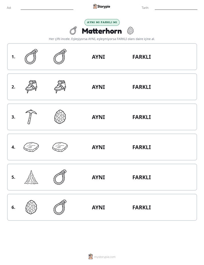Aynı mı Farklı mı