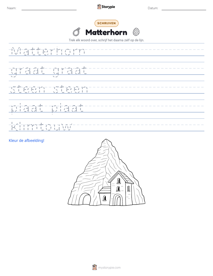 Schrijf Oefening