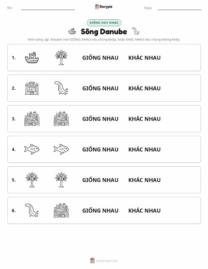 Giống Hay Khác