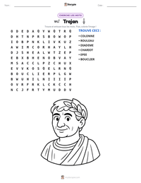Aperçu de la feuille de travail imprimable Trajan
