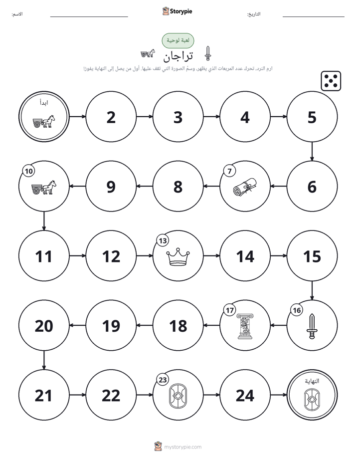 لعبة لف و تحرك