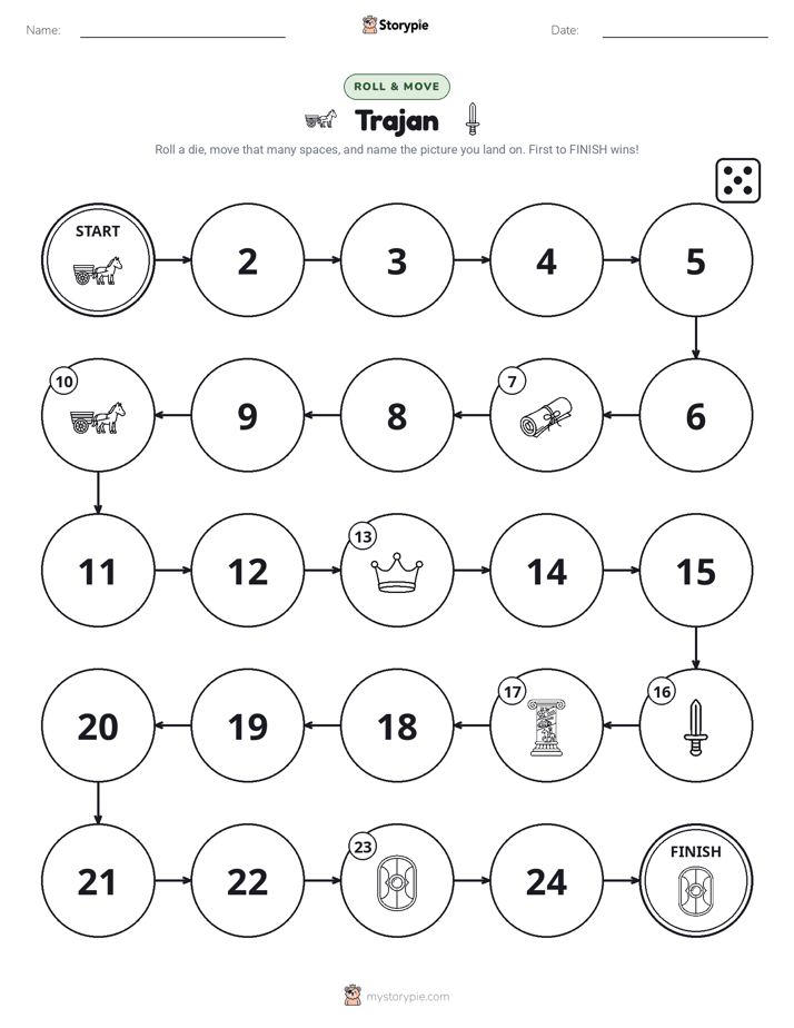 Roll & Move Game