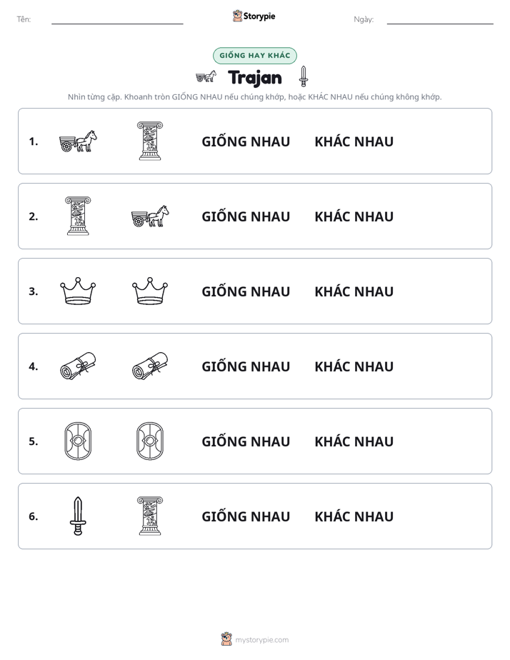 Giống Hay Khác