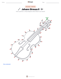 Anteprima della scheda stampabile di Johann Strauss II