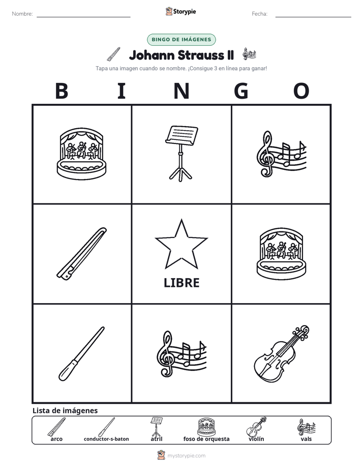 Bingo de Imágenes
