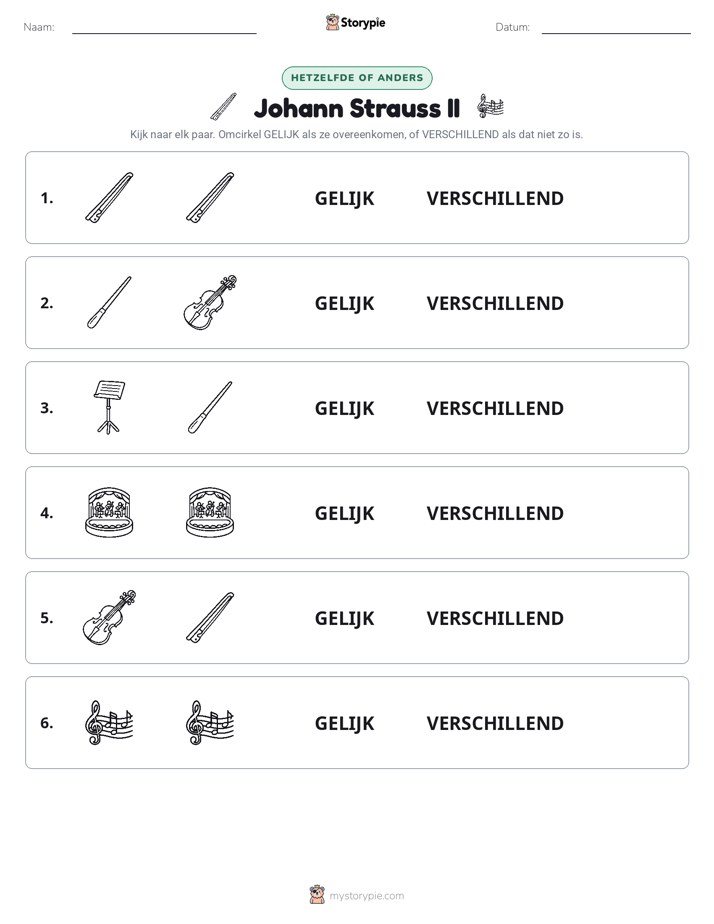 Zelfde of Verschillend