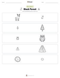 Black Forest printable worksheet preview