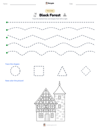 Black Forest printable worksheet preview