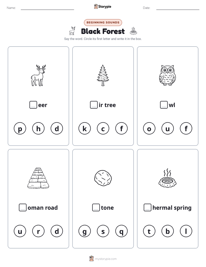 Beginning Sounds